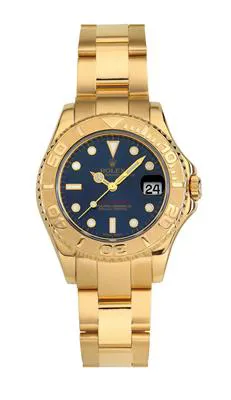 Rolex Yacht-Master 168628 35mm Yellow gold Blue