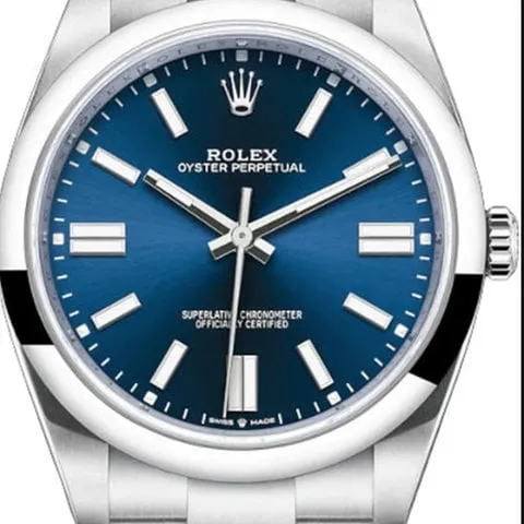 Rolex Oyster Perpetual 41 124300 41mm Stainless steel Blue