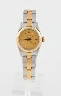 Rolex Oyster Perpetual 67193 26mm Yellow gold Champagne