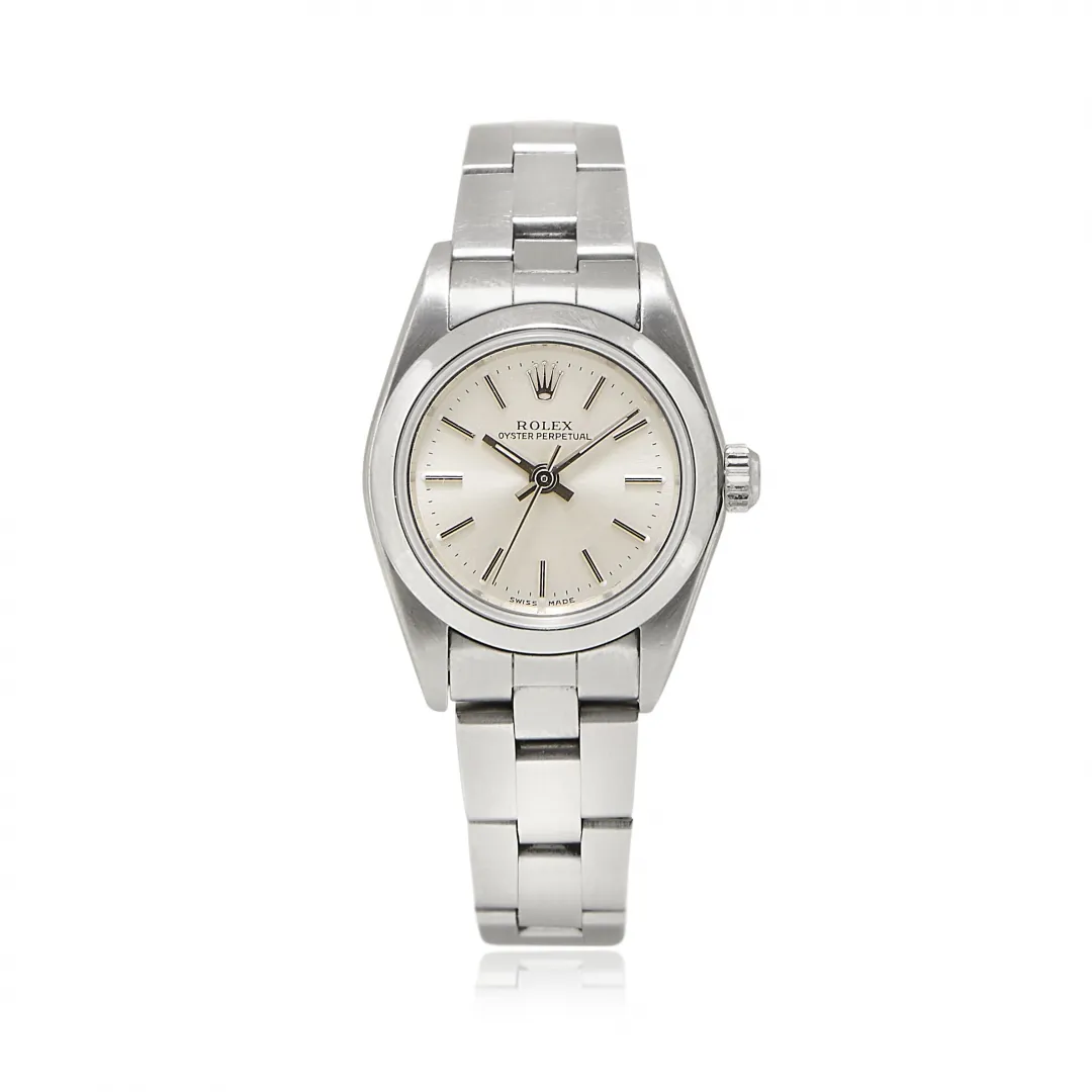 Rolex Oyster Perpetual 76080 25mm Stainless steel Silver