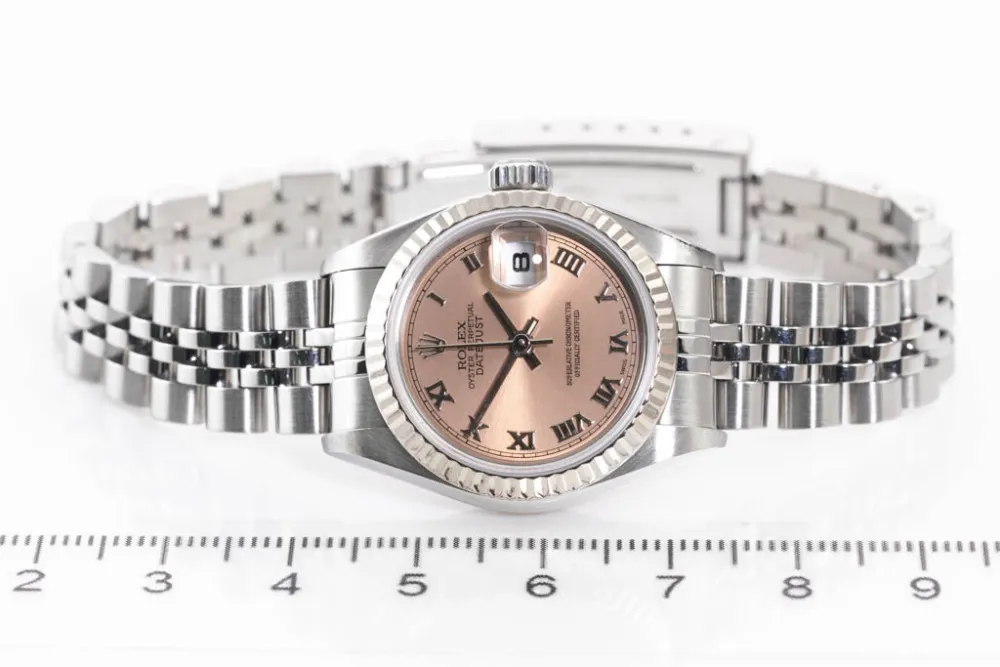 Rolex Lady-Datejust 79174 26mm Stainless steel Salmon 2