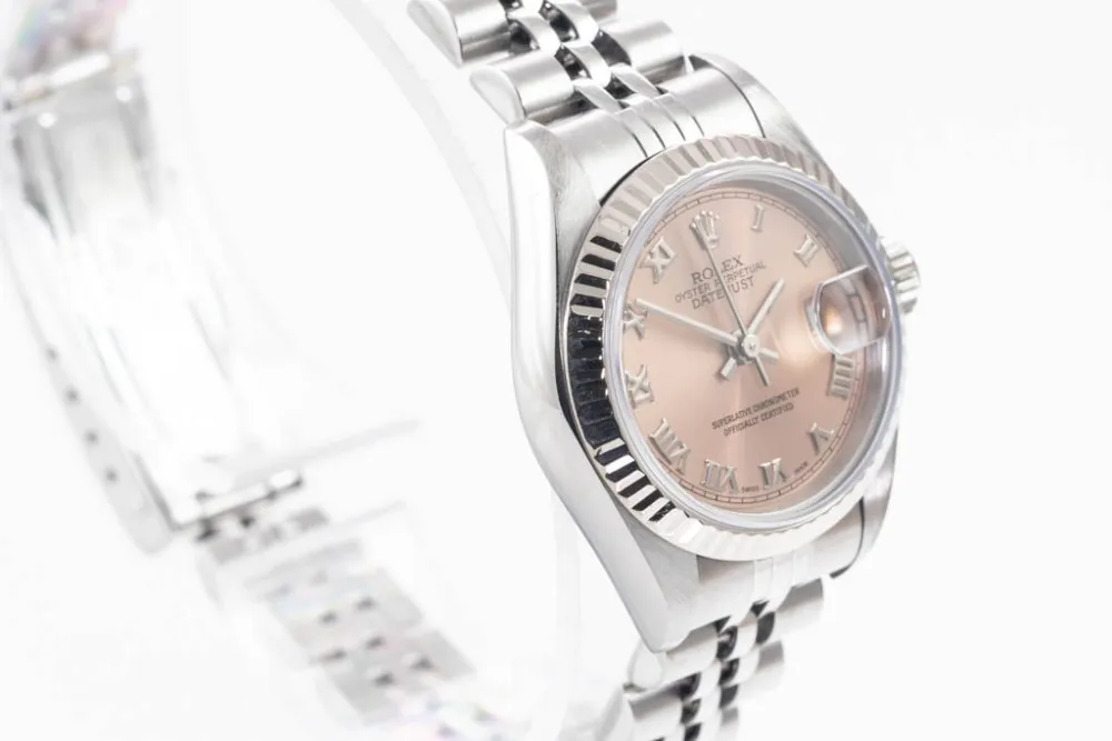 Rolex Lady-Datejust 79174 26mm Stainless steel Salmon 4