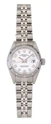 Rolex Oyster Perpetual Date 79190 25mm Stainless steel Black