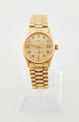 Rolex Datejust 6627 30mm Yellow gold Champagne