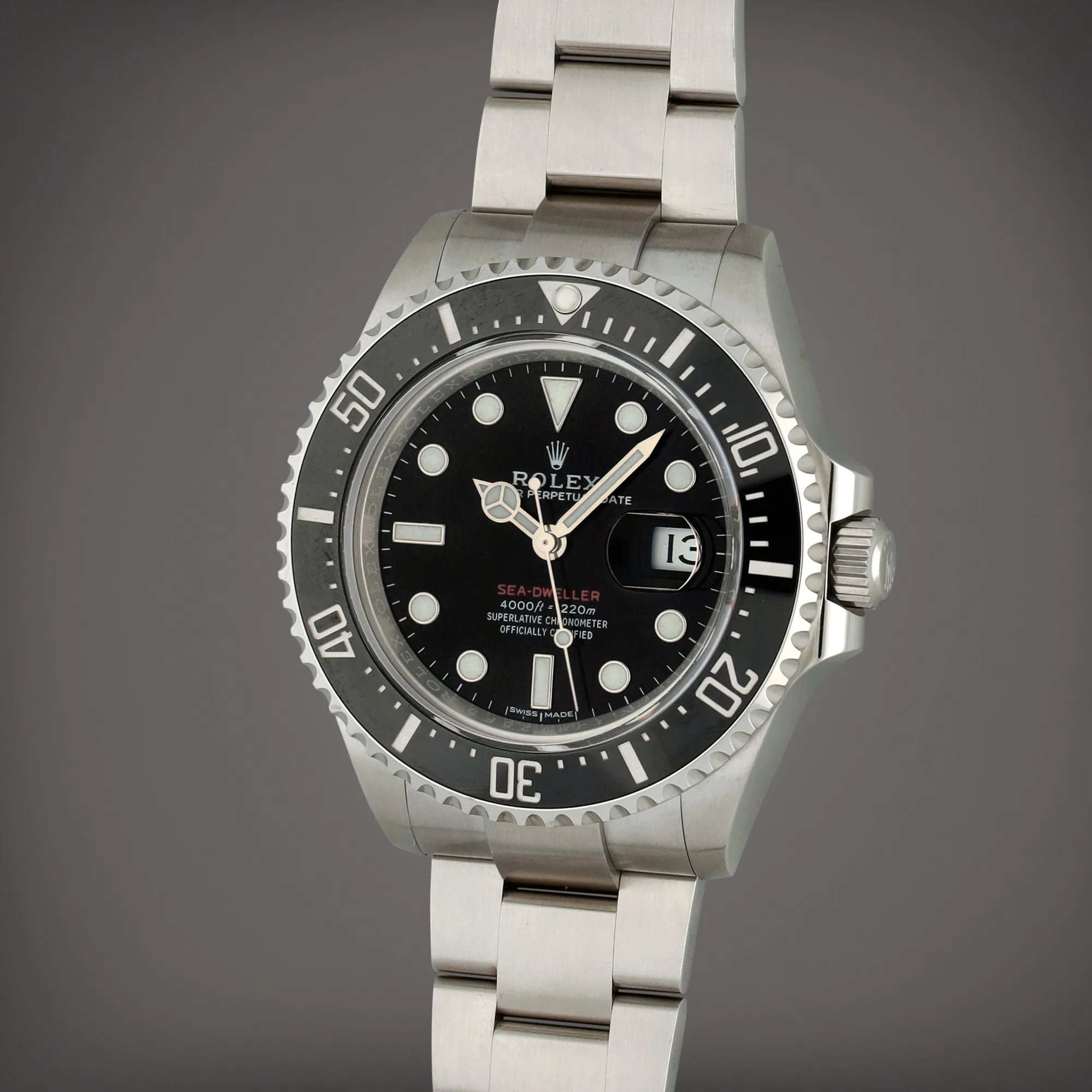 Rolex Sea-Dweller 126600 43mm Stainless steel Black