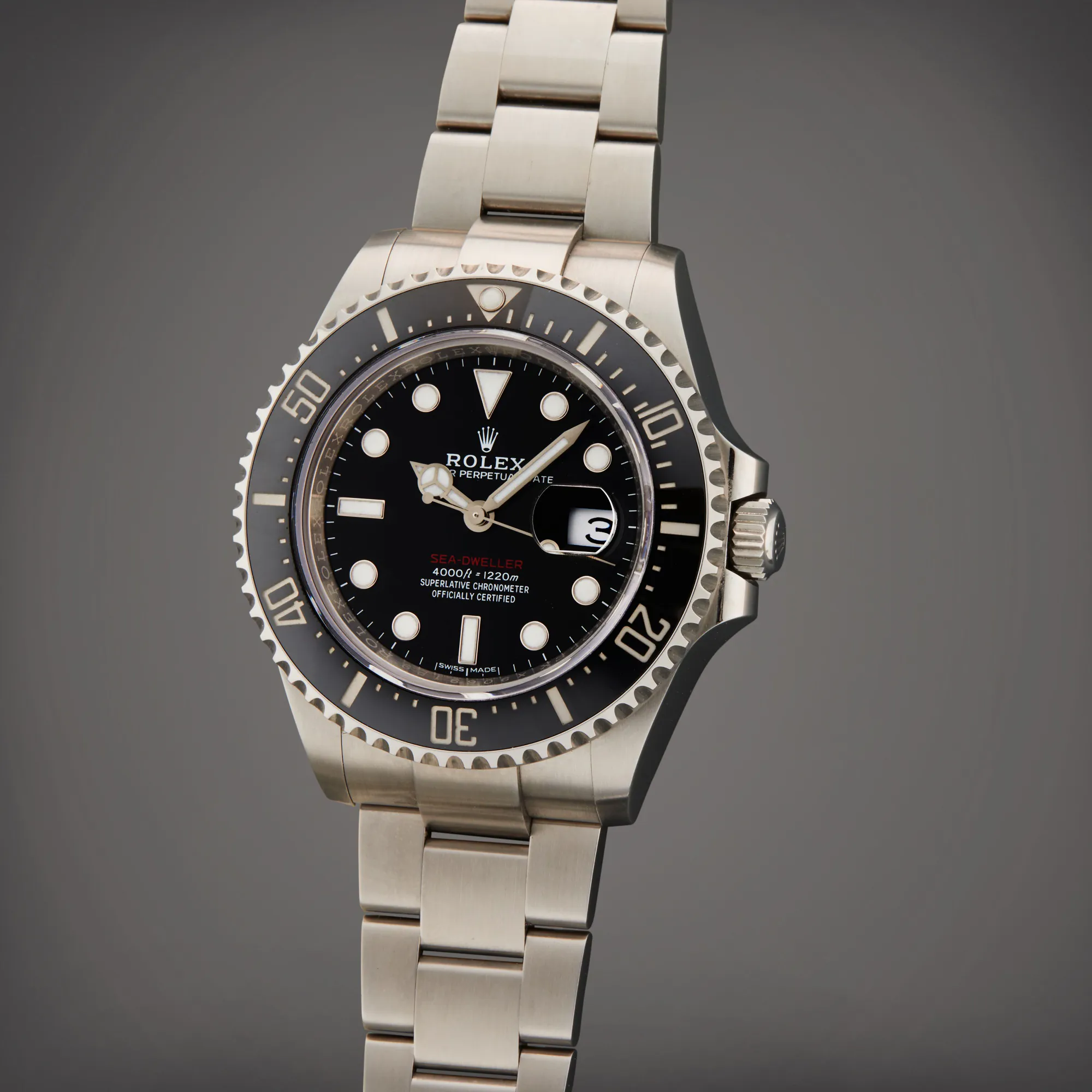 Rolex Sea-Dweller 126600 44mm Stainless steel Black