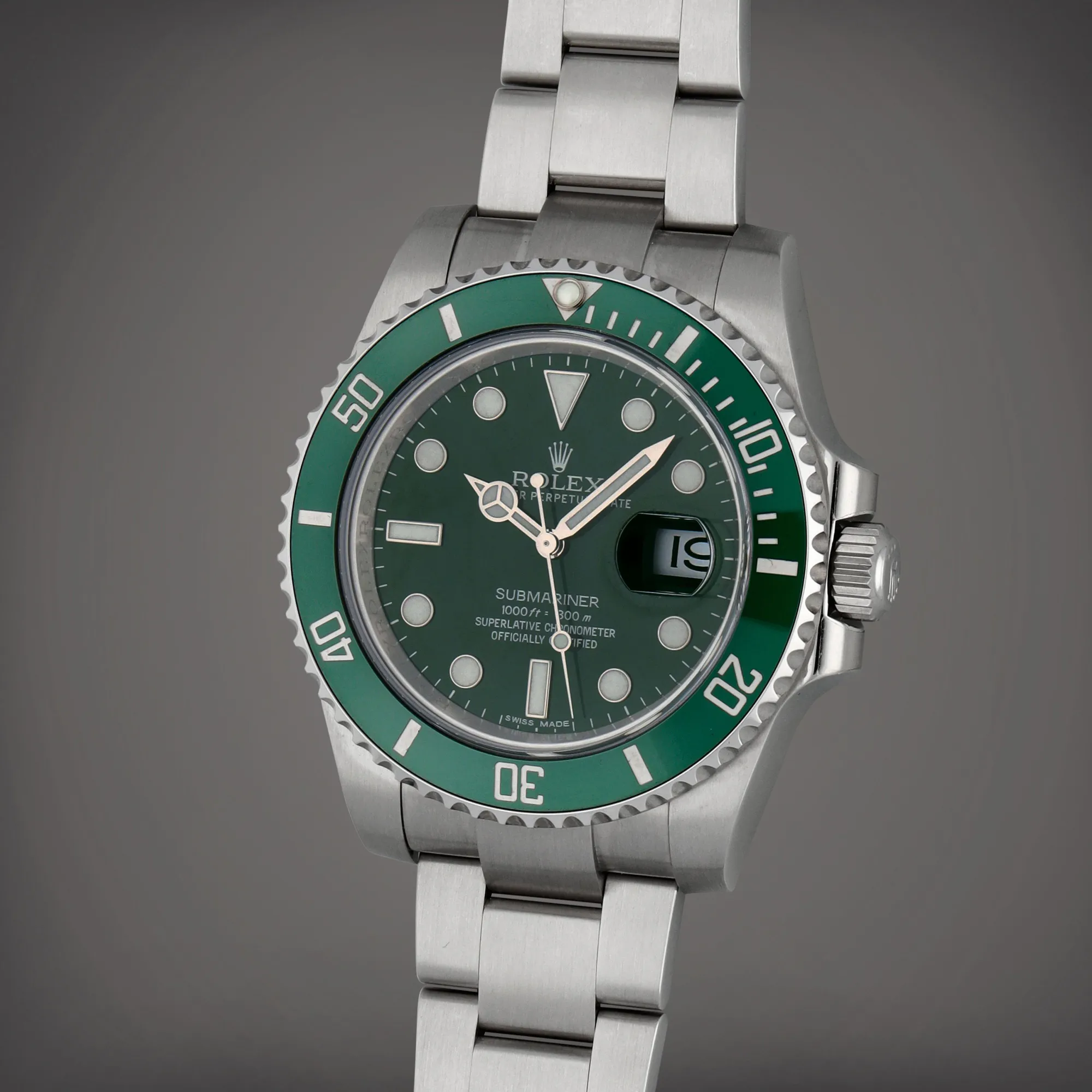 Rolex Submariner 116610LV 40mm Stainless steel Green