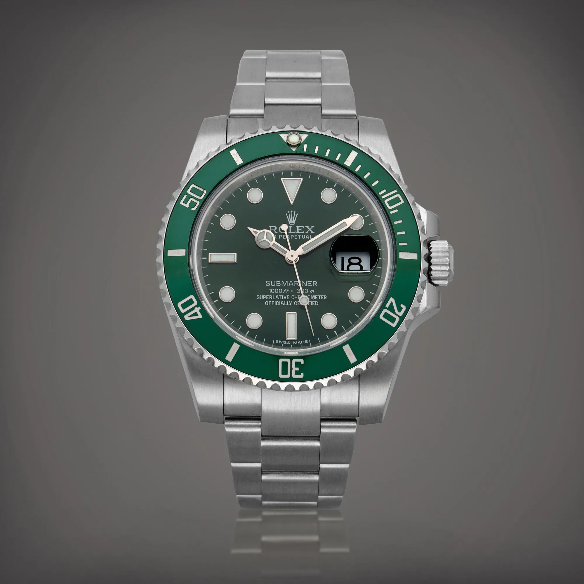 Rolex Submariner 116610LV 40mm Stainless steel Green 1