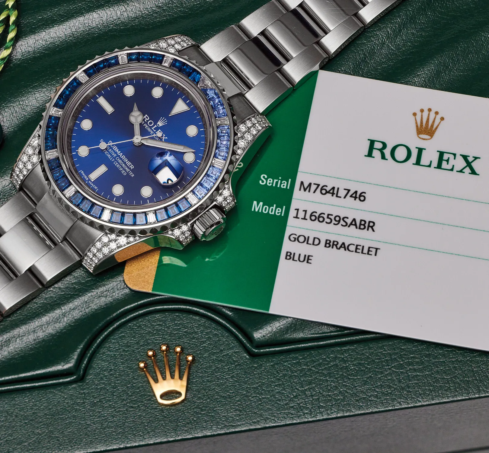 Rolex Submariner 116659SABR 41mm White gold Blue 1