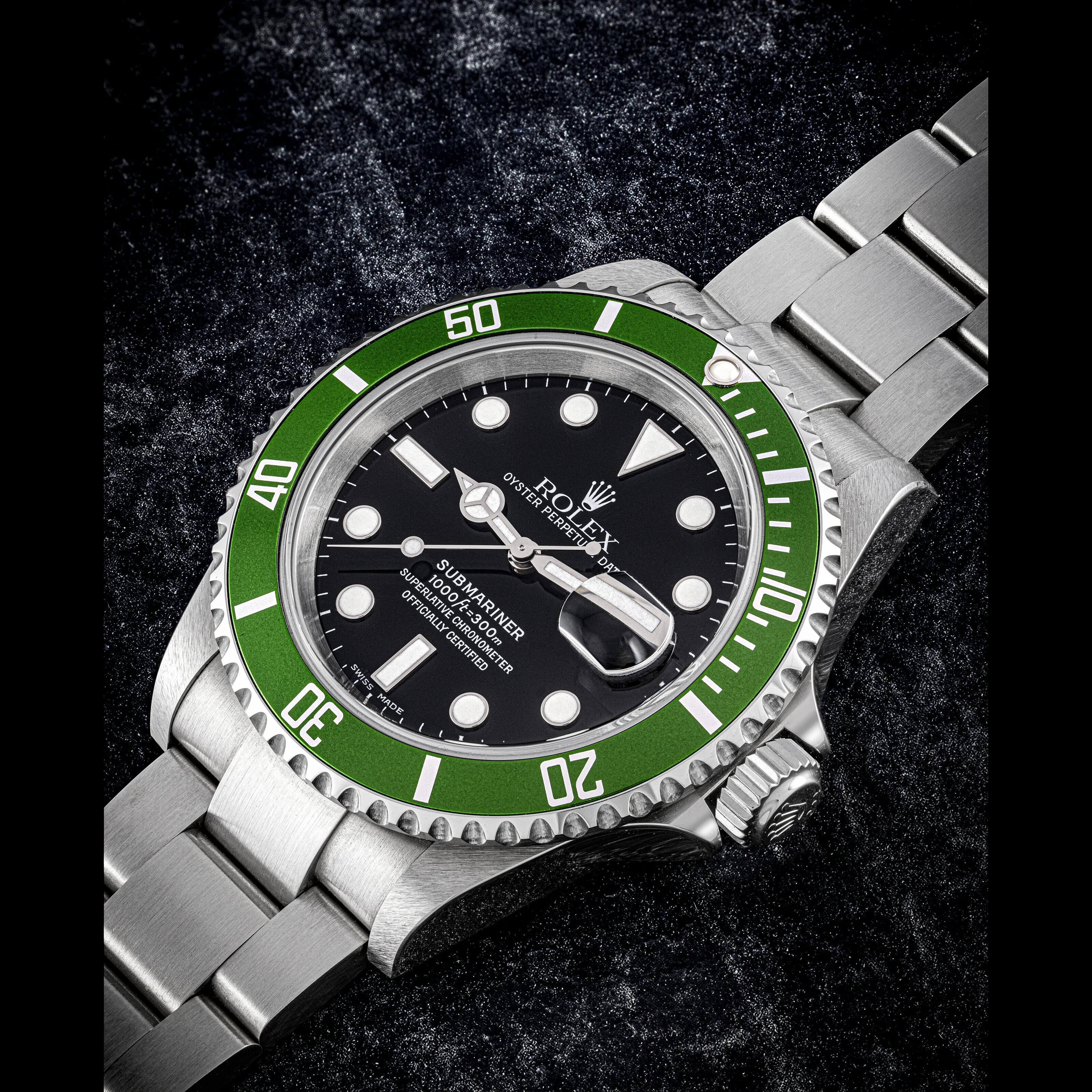 Rolex Submariner 16610LV 40mm Stainless steel Black