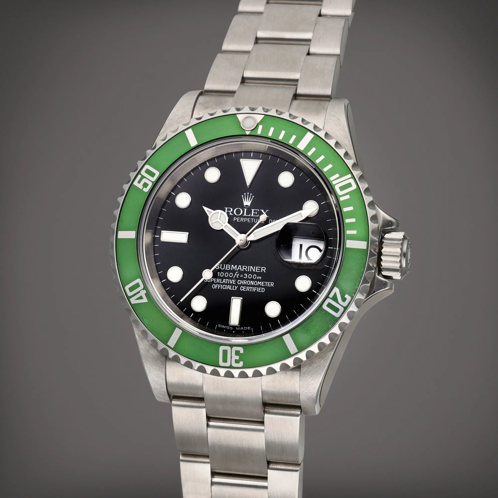 Rolex Submariner 16610LV 40mm Stainless steel Black