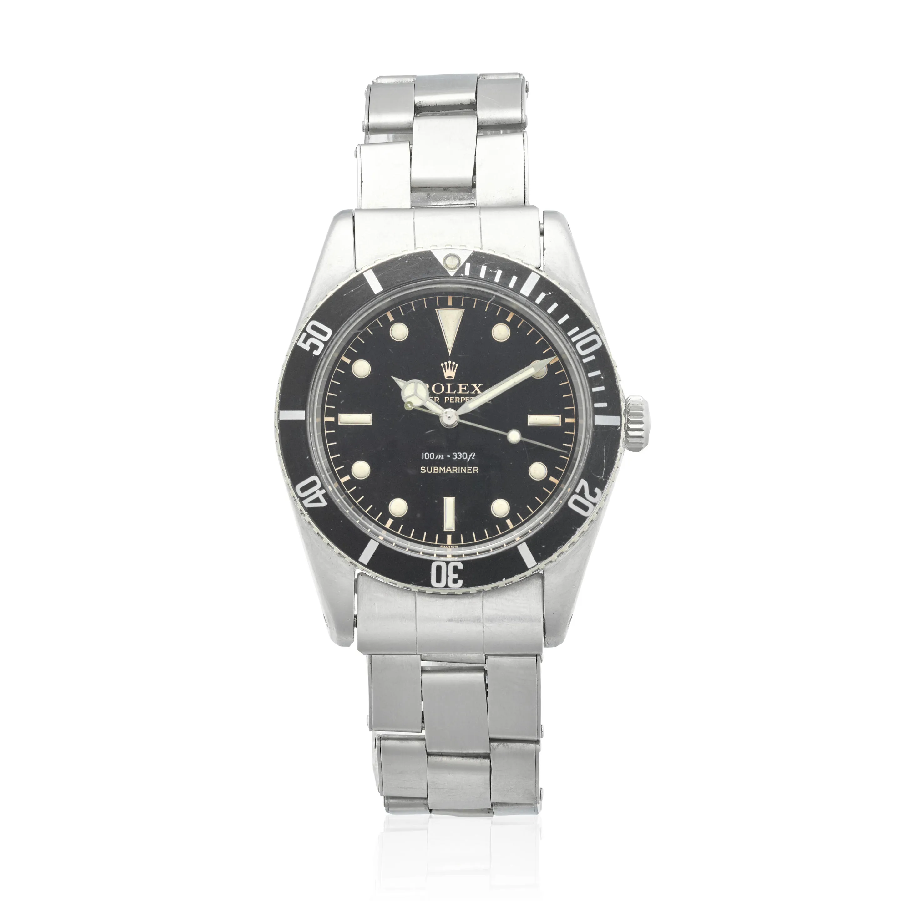 Rolex Submariner 5508 37mm Stainless steel Black