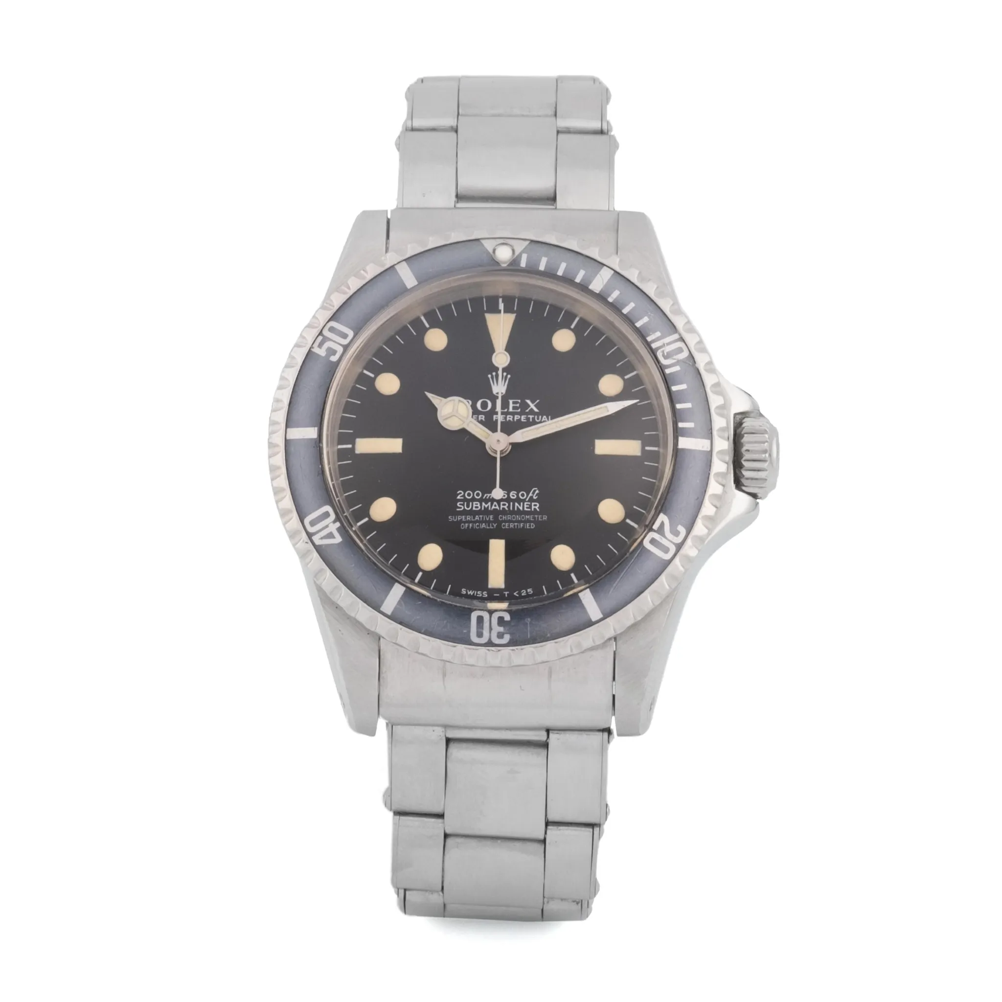 Rolex Submariner 5512/5513 39mm Stainless steel Black