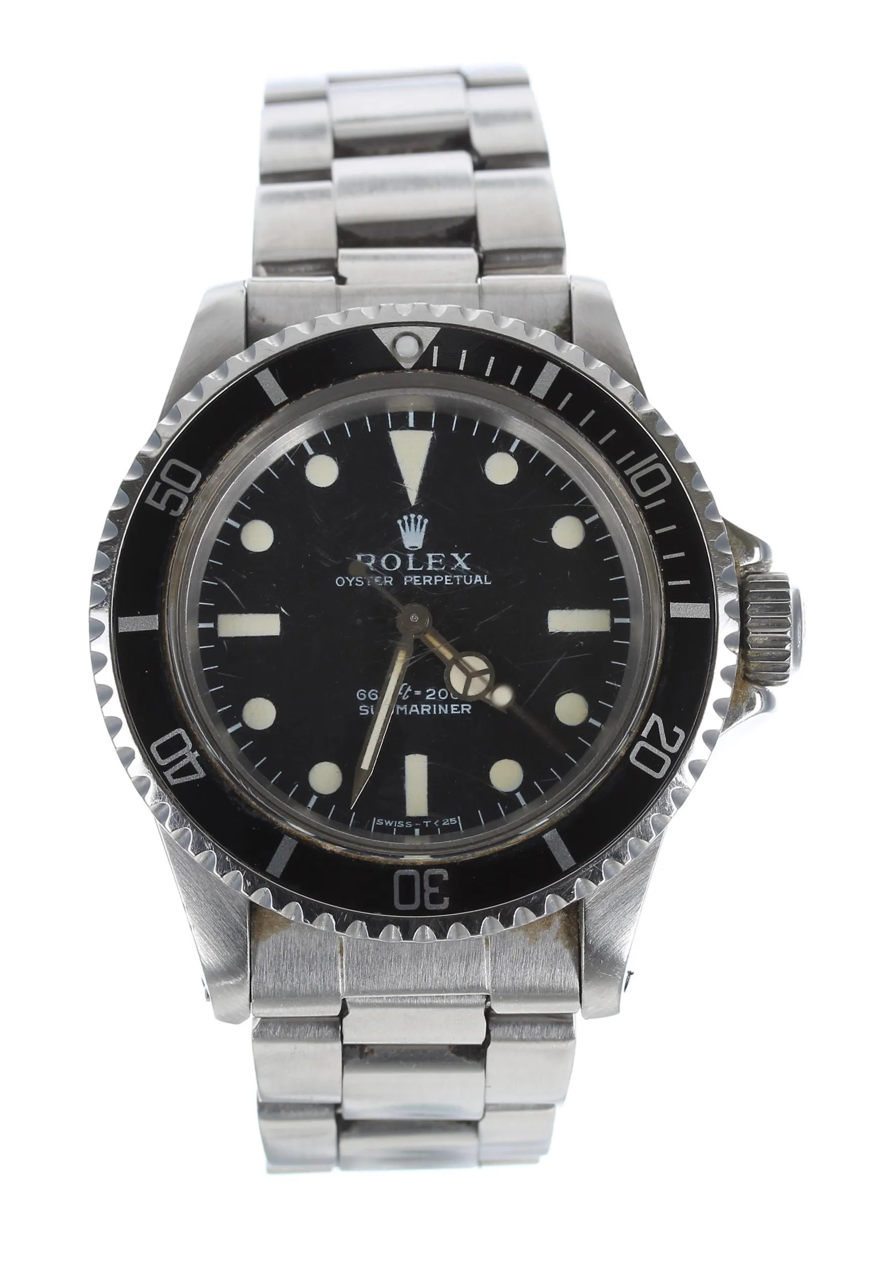 Rolex Submariner 5513 40mm Stainless steel Black