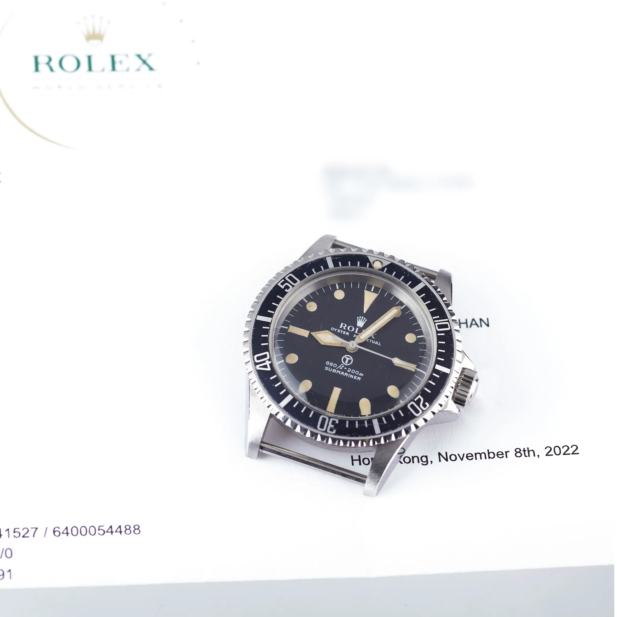 Rolex Submariner 5513 38mm Stainless steel Black 1