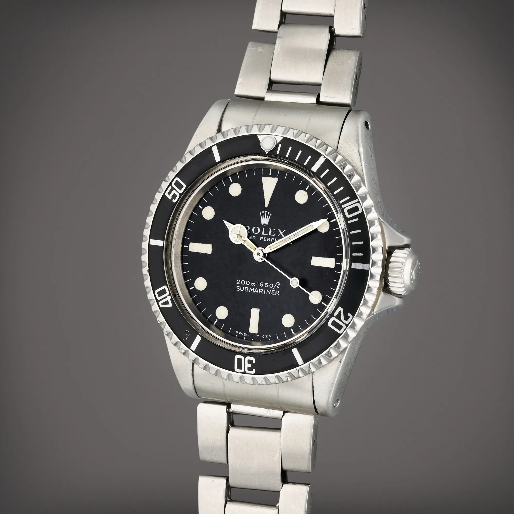 Rolex Submariner 5513 40mm Stainless steel Black