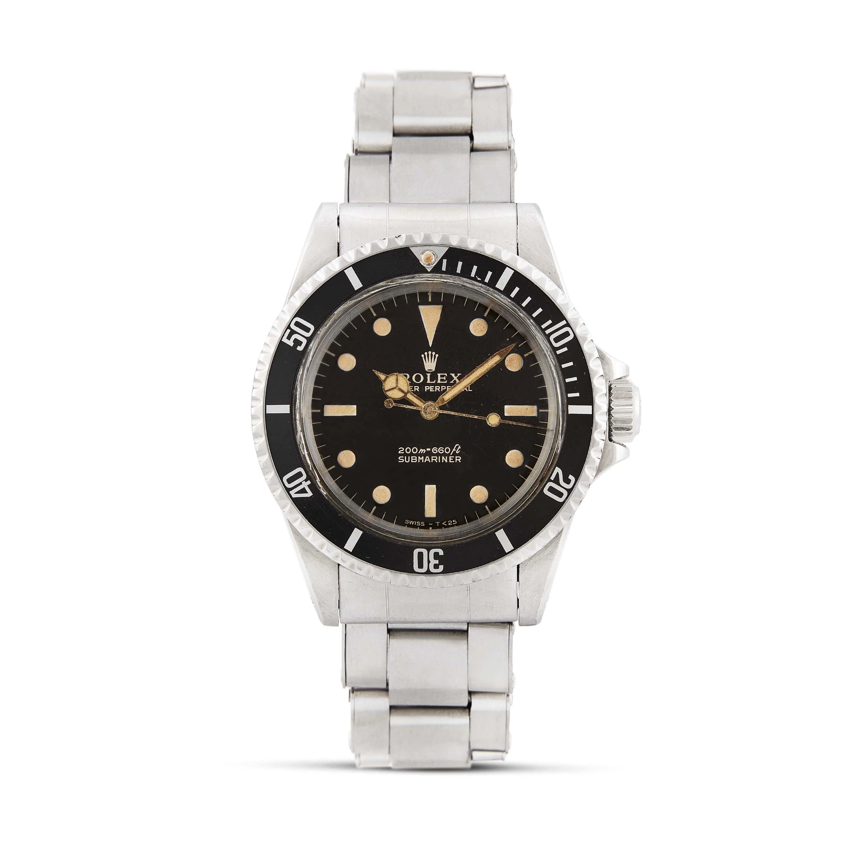 Rolex Submariner 5513 40mm Stainless steel Black