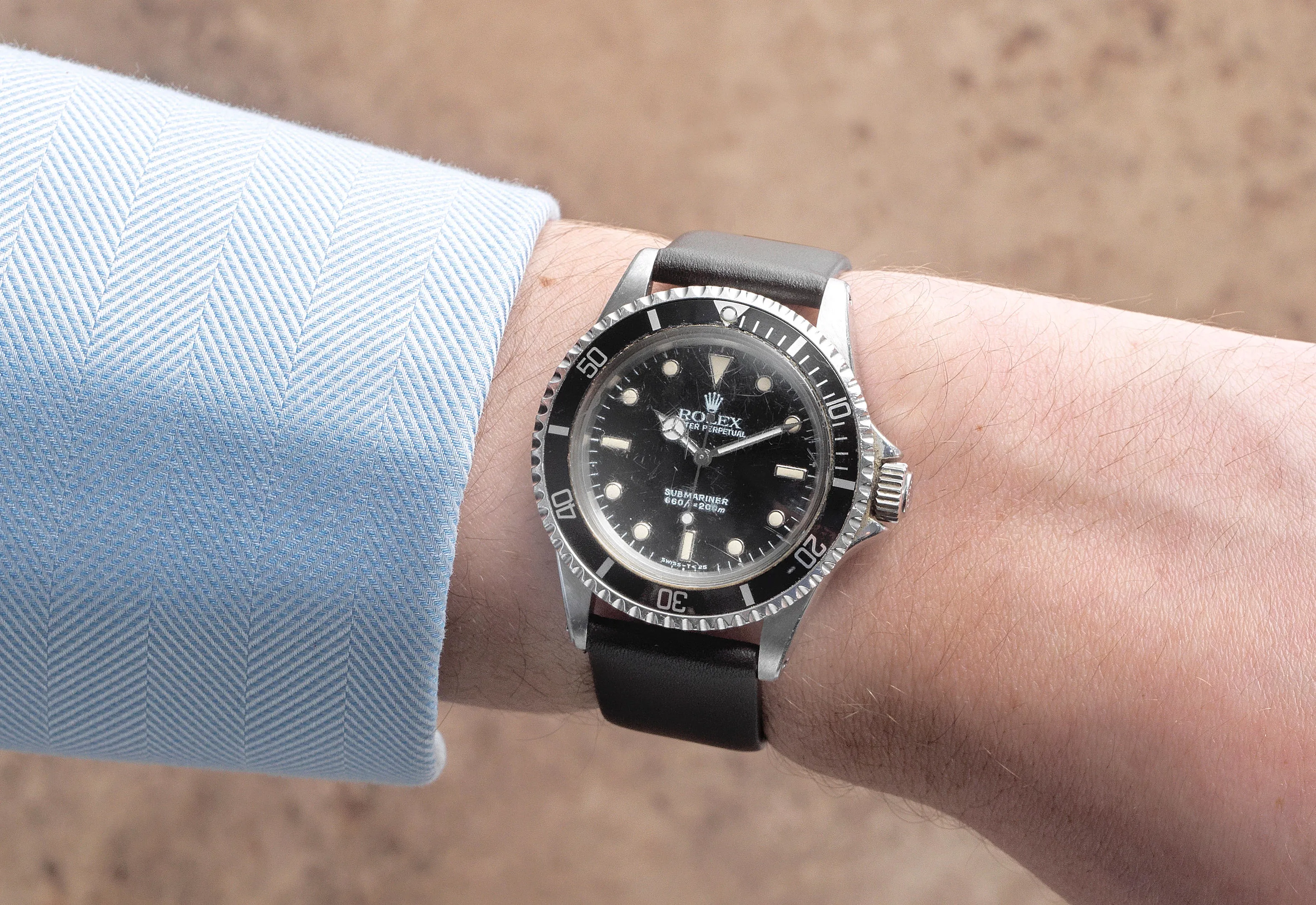 Rolex Submariner 5513 39mm Stainless steel Black 2