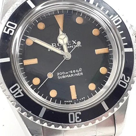 Rolex Submariner 5513 40mm Stainless steel Black