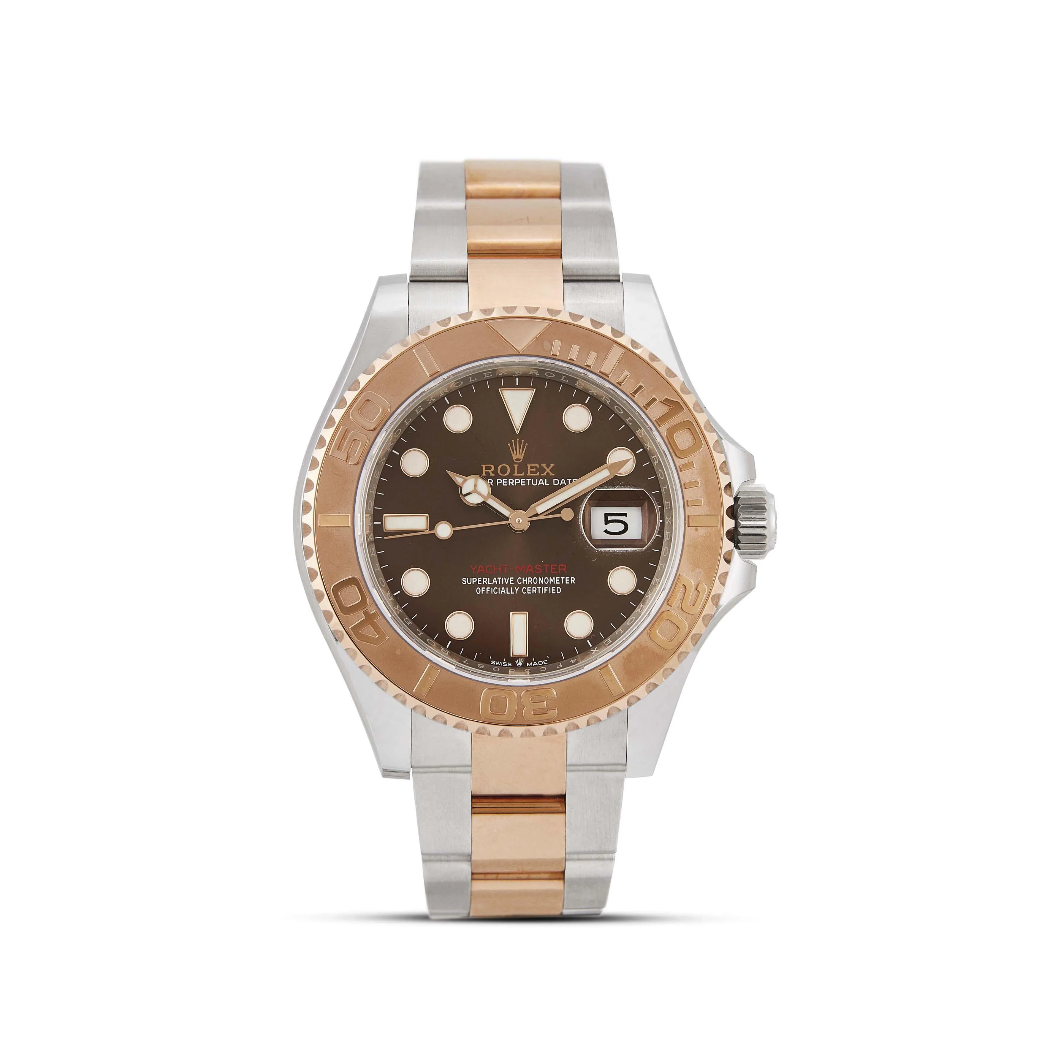 Rolex Yacht-Master 40 126621 40mm Yellow gold and Stainless steel Brown