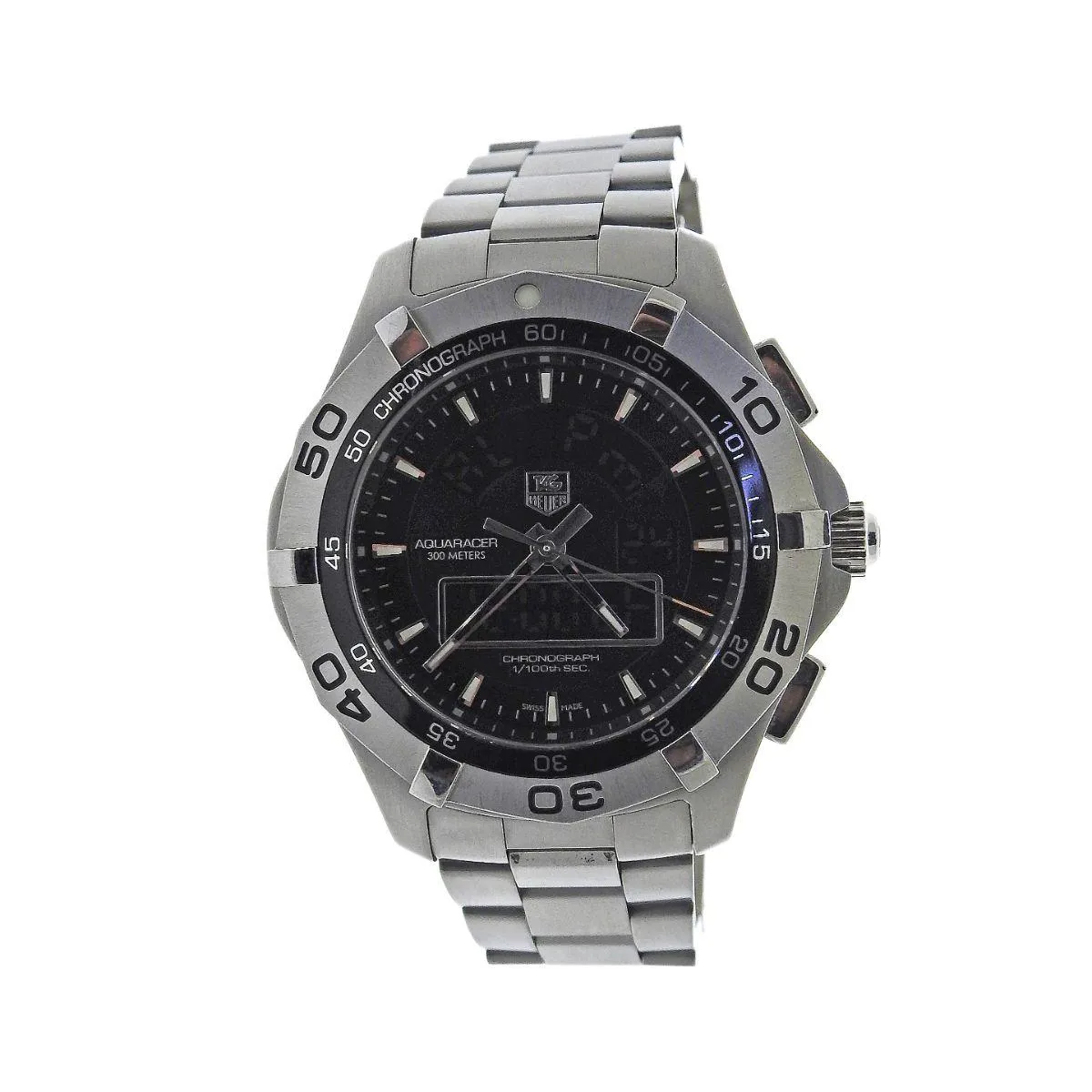 TAG Heuer Aquaracer CAF1010 44mm Stainless steel Black