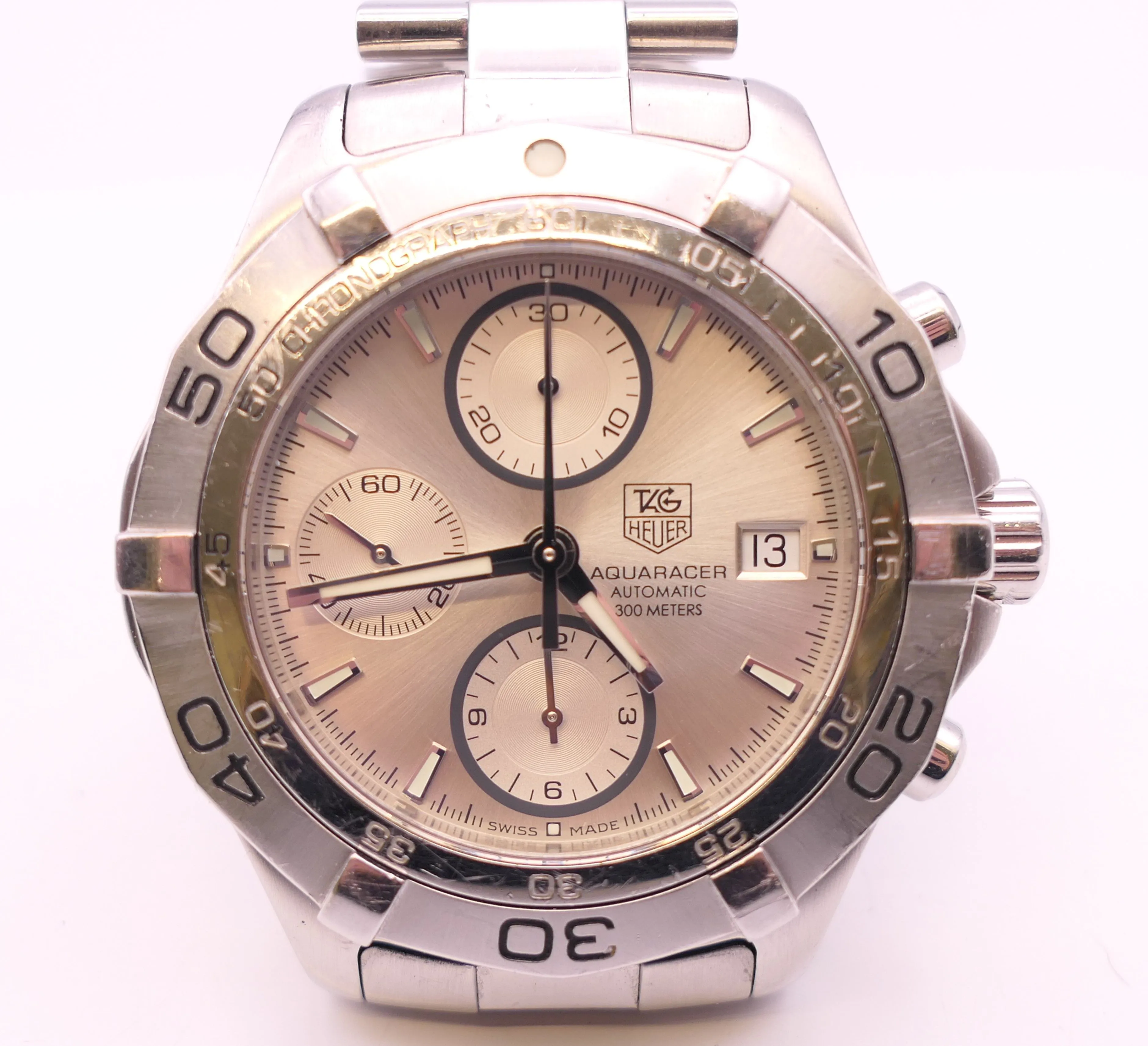 TAG Heuer Aquaracer CAF2111 Stainless steel Gilt dial