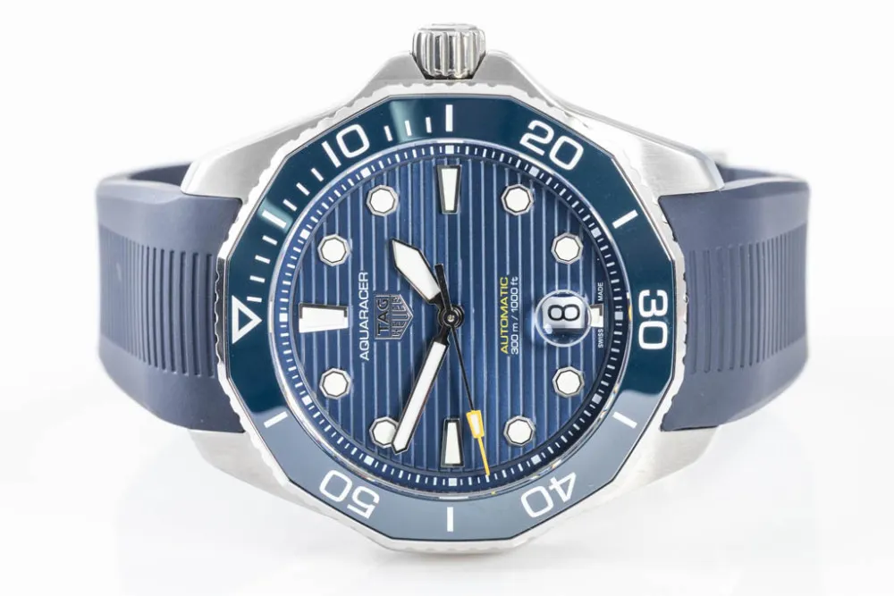 TAG Heuer Aquaracer WBP201B 43mm Stainless steel Blue