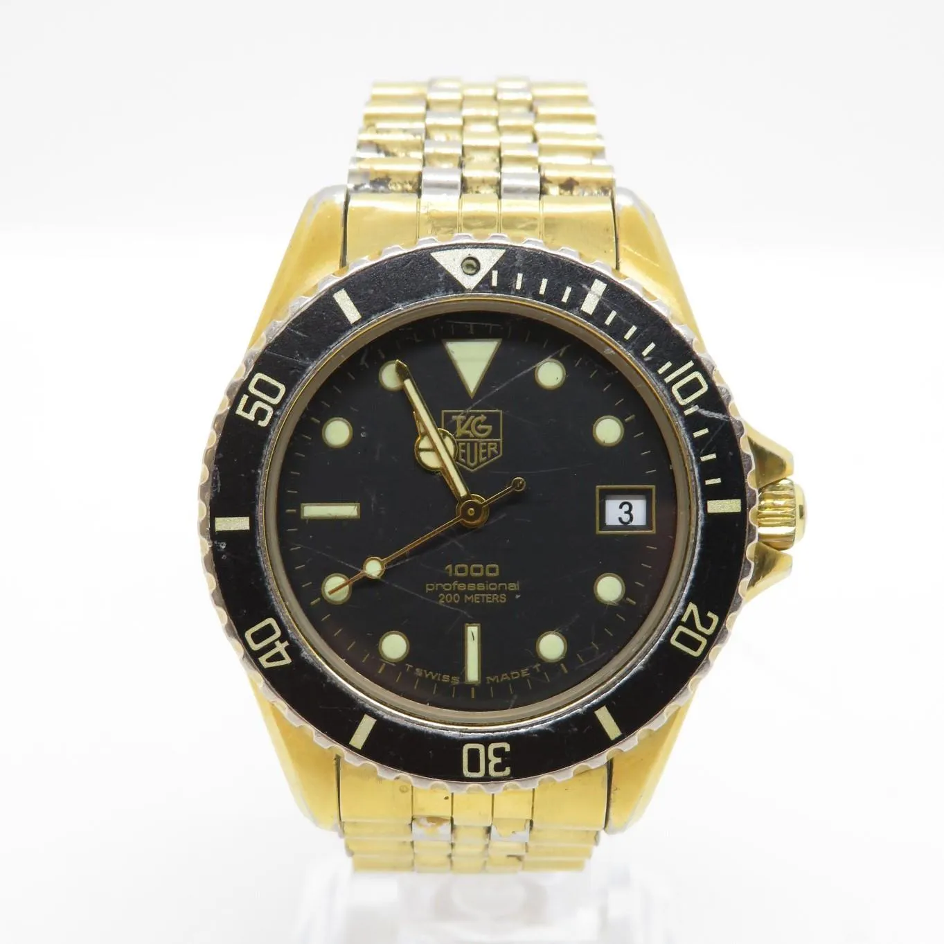 TAG Heuer Professional 984.013 nullmm Gold-plated Black
