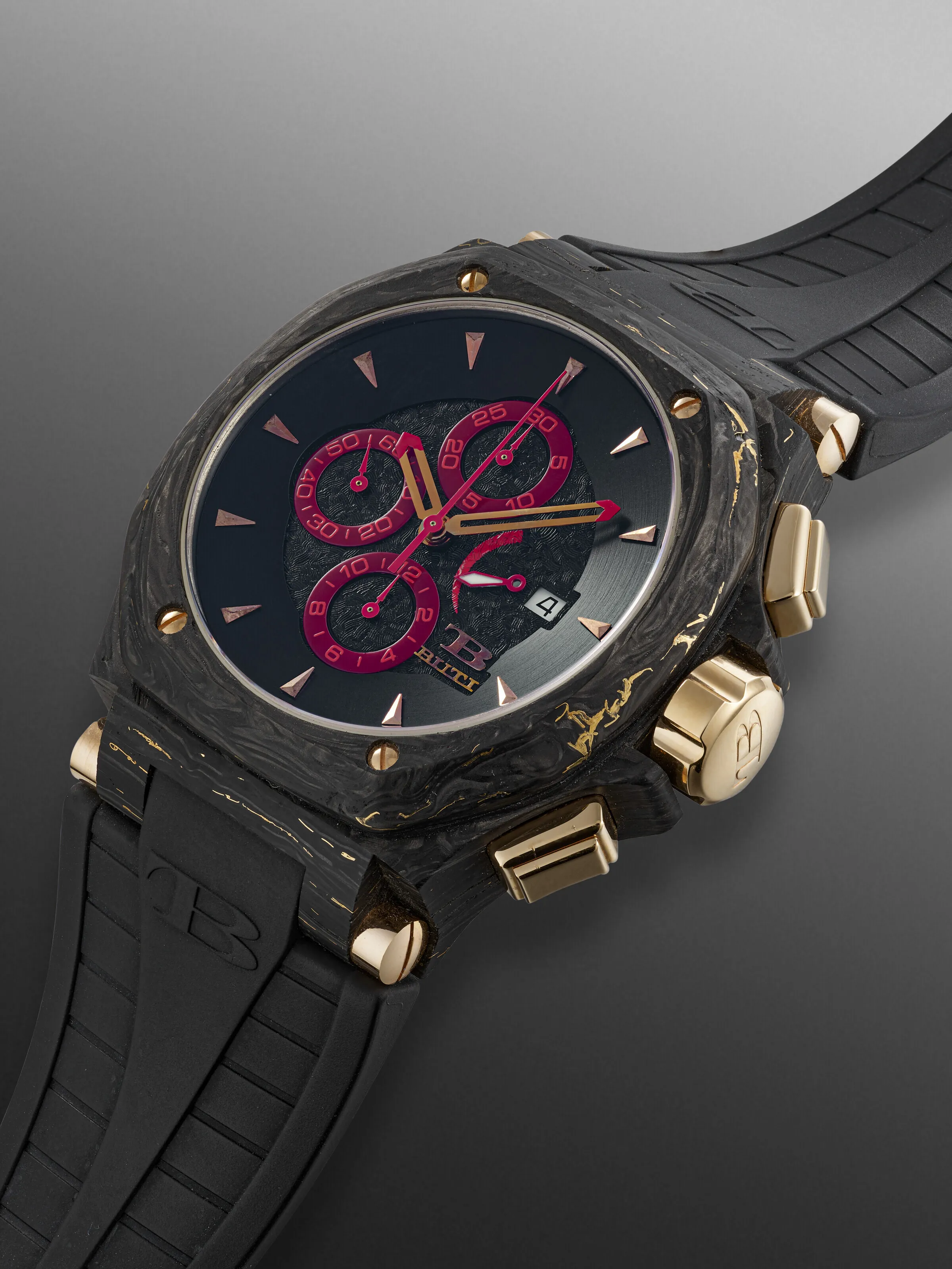 TB Buti MAGNUM 47mm Rose gold Black 1