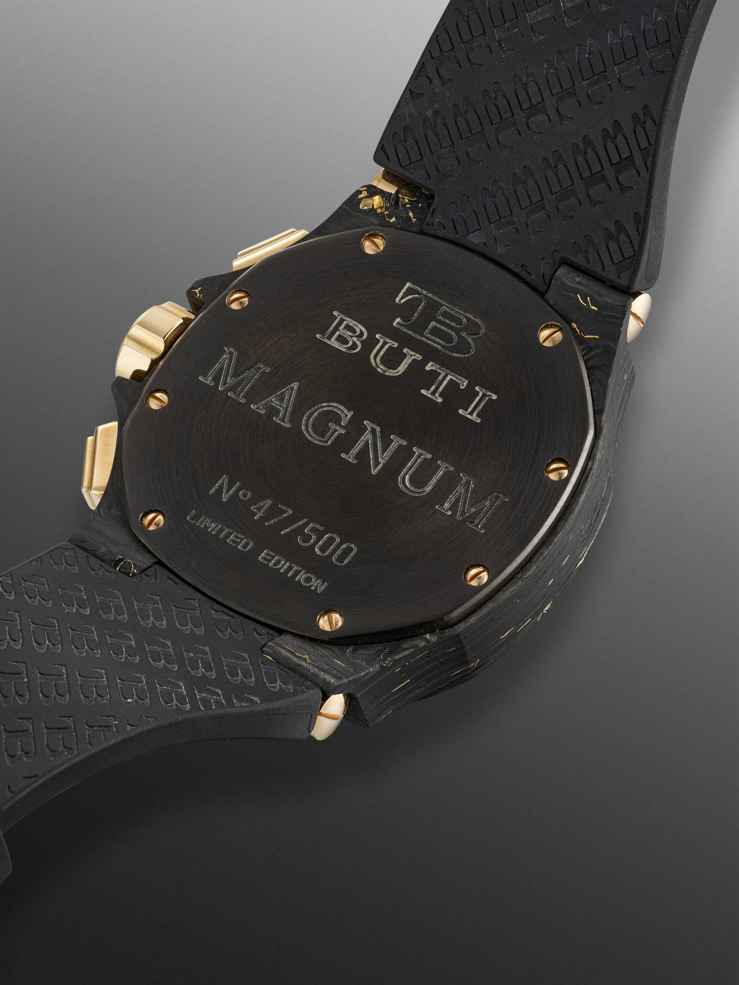 TB Buti MAGNUM 47mm Rose gold Black 2