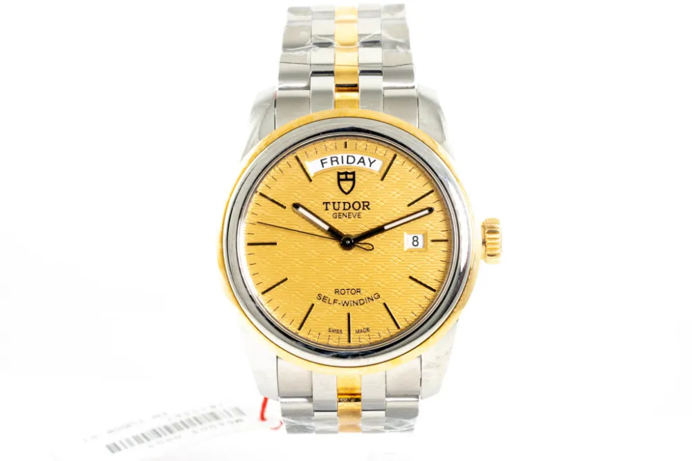 Tudor Glamour 56003 39mm Yellow gold and Stainless steel Yellow 4