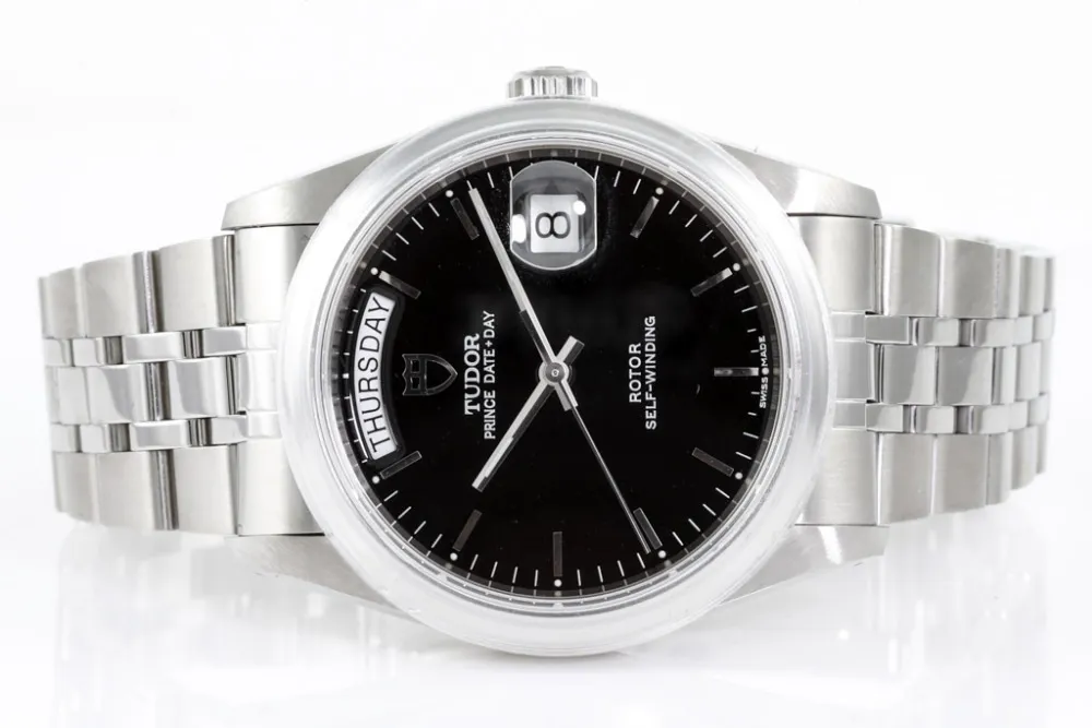 Tudor Prince Date 76200 36mm Stainless steel Black