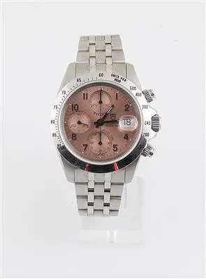 Tudor Prince Date 79280 40mm Stainless steel Salmon