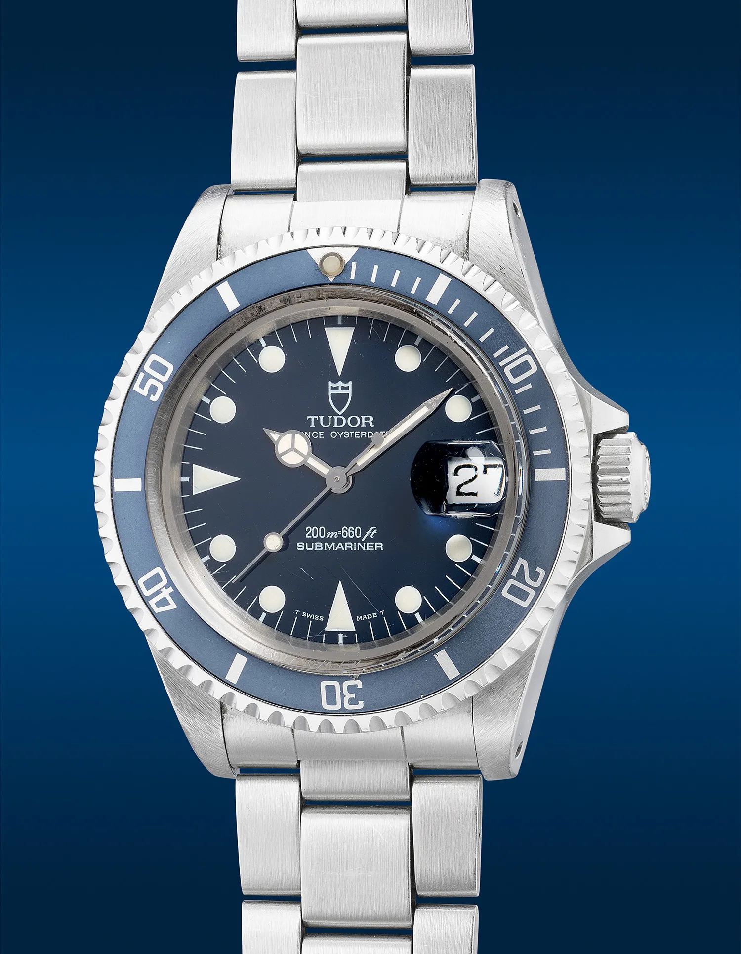 Tudor Prince Oysterdate Submariner 79090 39mm Stainless steel Black