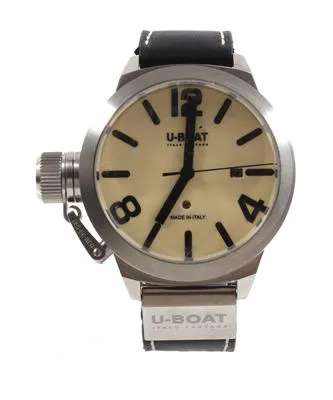 U-Boat Classico 5564 53mm Stainless steel Cream