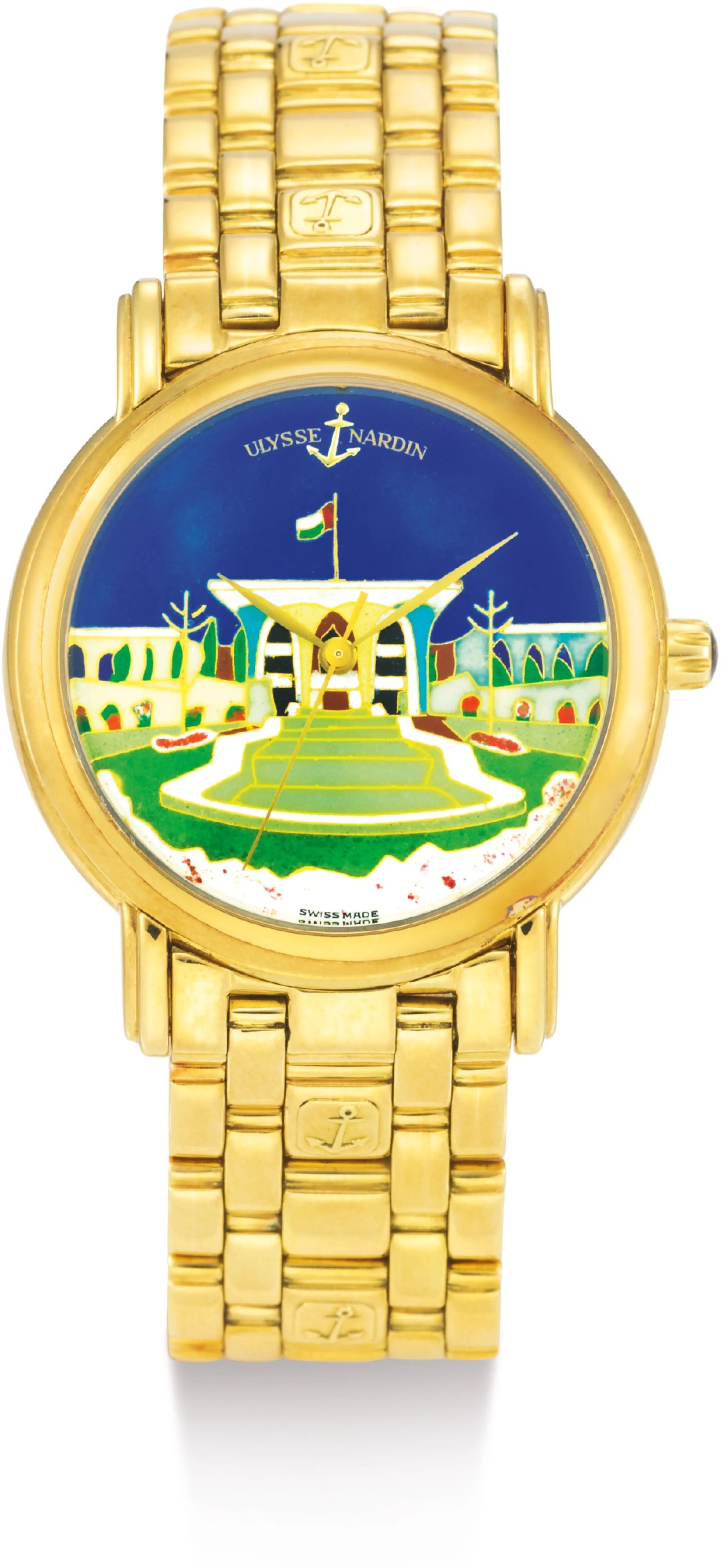 Ulysse Nardin Check Missing 131-77-9 37mm Yellow gold Cloisonné