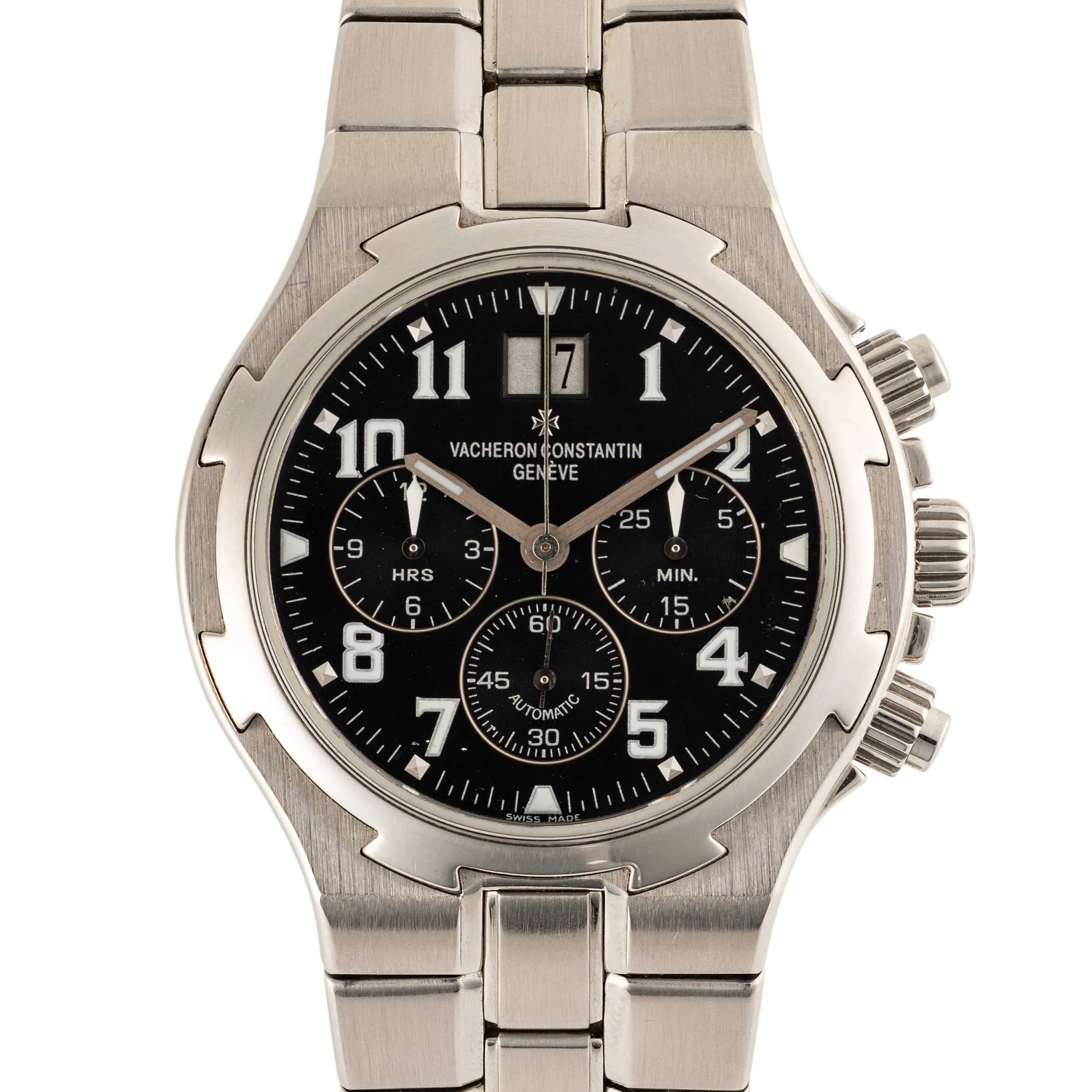 Vacheron Constantin Overseas Chronograph 49140 40mm Stainless steel Black