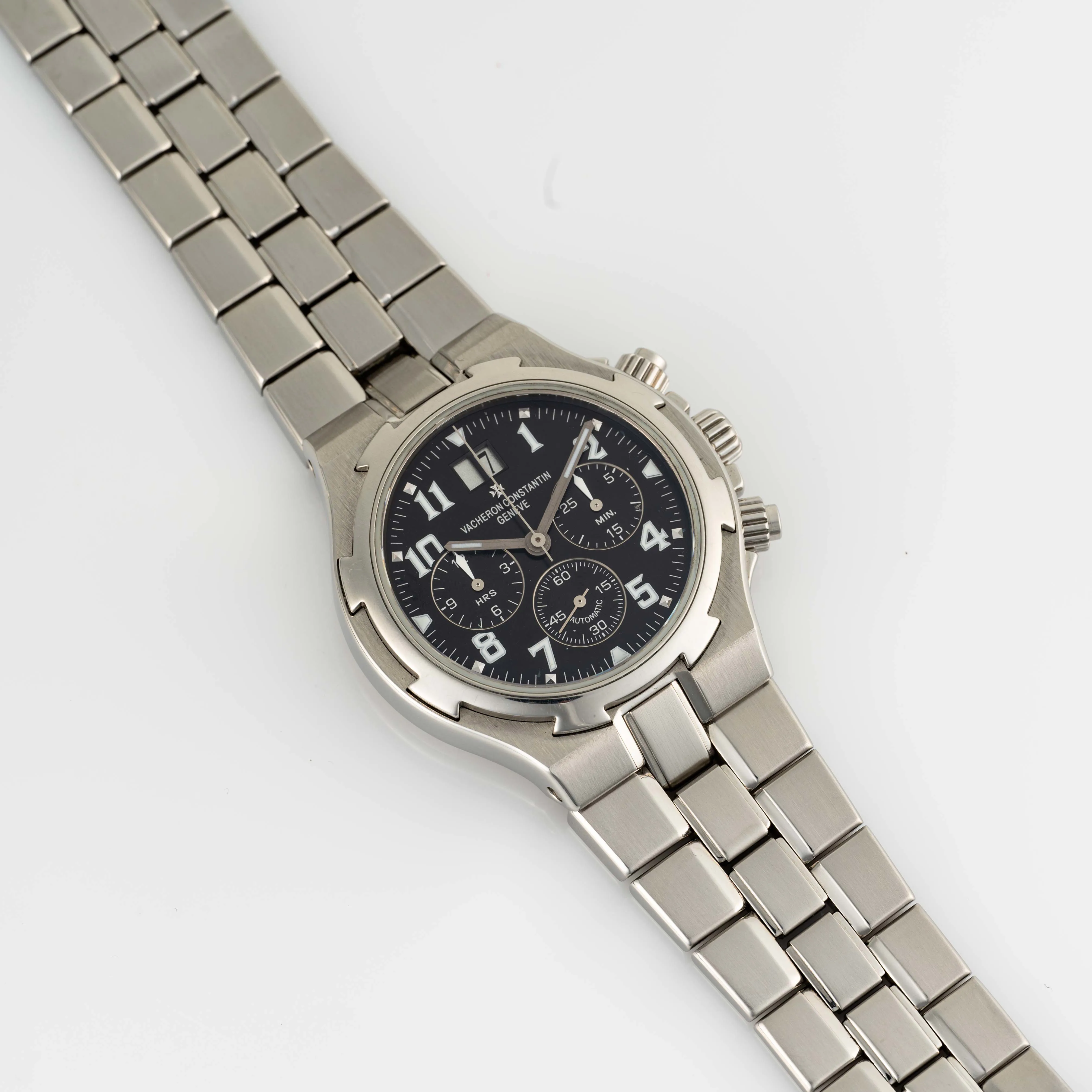 Vacheron Constantin Overseas Chronograph 49140 40mm Stainless steel Black 3