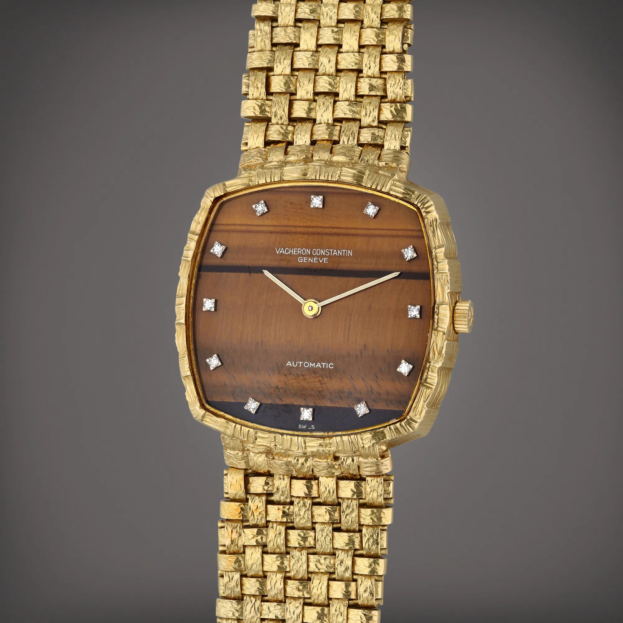 Vacheron Constantin 7391-0 31.5mm Yellow gold Brown