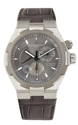 Vacheron Constantin Overseas Dual Time 47450 41mm Titanium and Stainless steel Gray