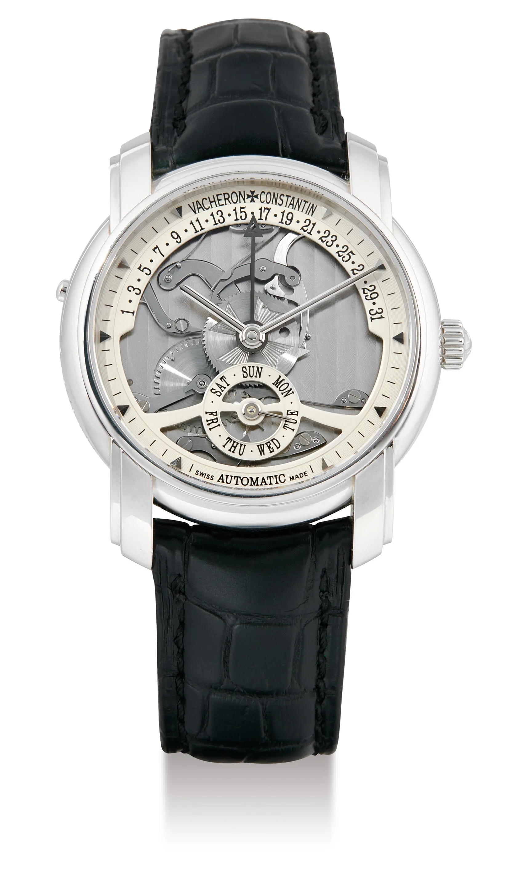 Vacheron Constantin Patrimony 47245 36mm Platinum Semi-skeletonized