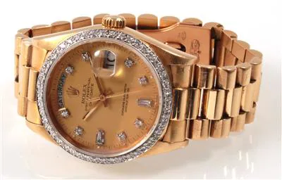 Rolex Chronograph 3055 36mm Diamond Champagne