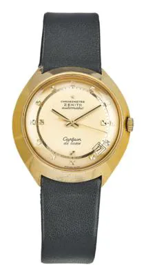 Zenith Captain de Luxe 38mm Yellow gold Champagne