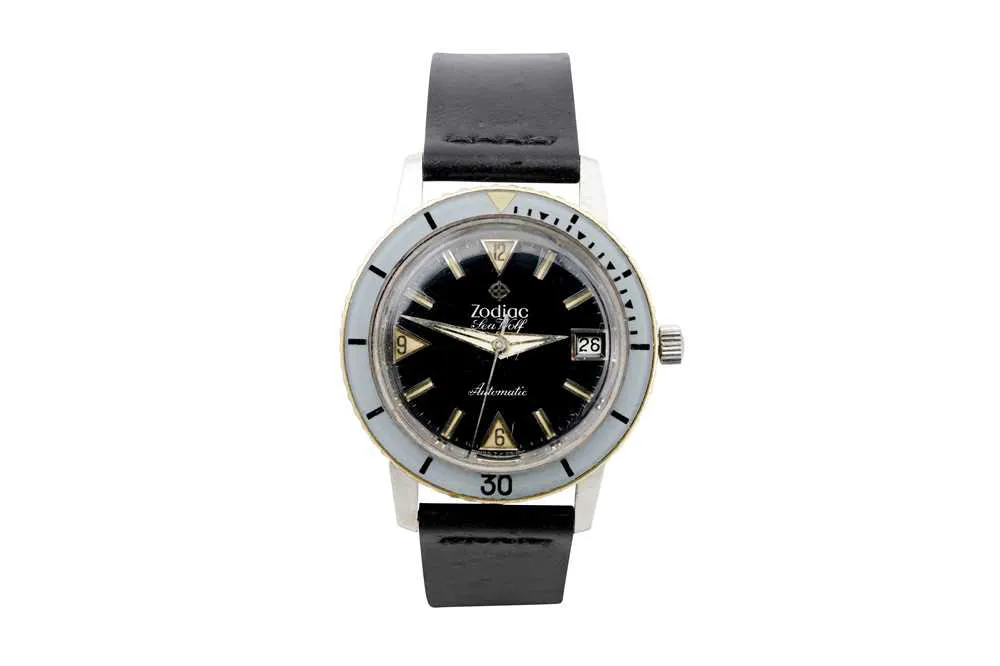 Zodiac Sea Wolf 702-916 35mm Stainless steel Black