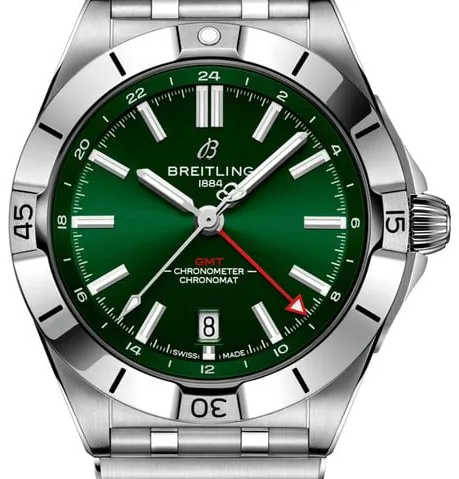 Breitling Chronomat A32398101L1A1 40mm Stainless steel Green