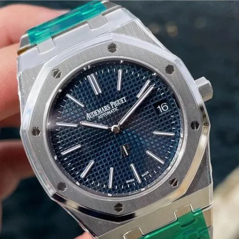 Audemars Piguet Royal Oak 16202ST.OO.1240ST.01 39mm Stainless steel Blue