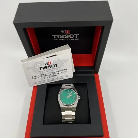 Tissot PRX T137.210.11.081.00 35mm Stainless steel Green