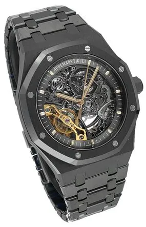 Audemars Piguet Royal Oak 15416CE.OO.1225CE.01 41mm Black ceramic Transparent