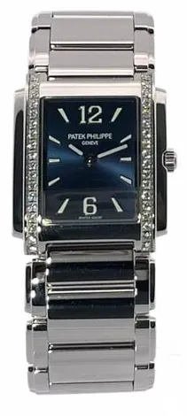 Patek Philippe Twenty~4 4910/1200A-001 30mm Stainless steel Blue