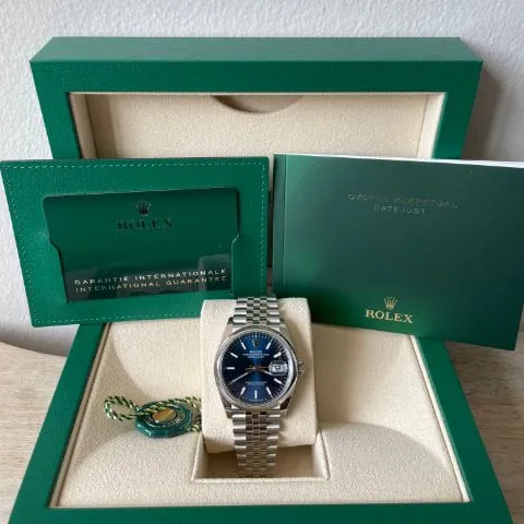 Rolex Datejust 36 126200 36mm Stainless steel Blue